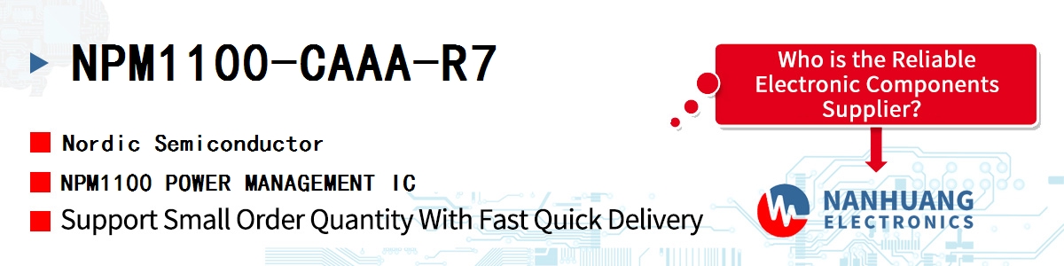 NPM1100-CAAA-R7 Nordic NPM1100 POWER MANAGEMENT IC
