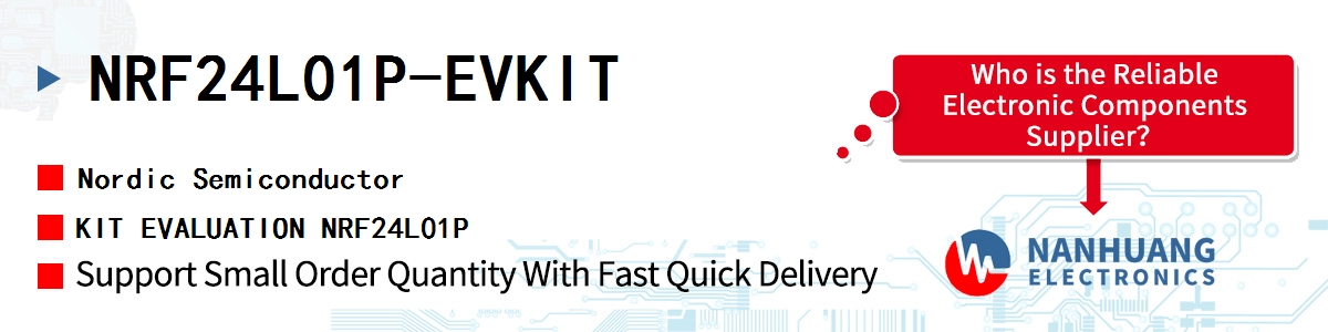 NRF24L01P-EVKIT Nordic KIT EVALUATION NRF24L01P