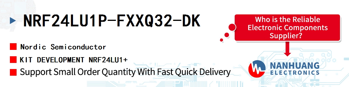 NRF24LU1P-FXXQ32-DK Nordic KIT DEVELOPMENT NRF24LU1+
