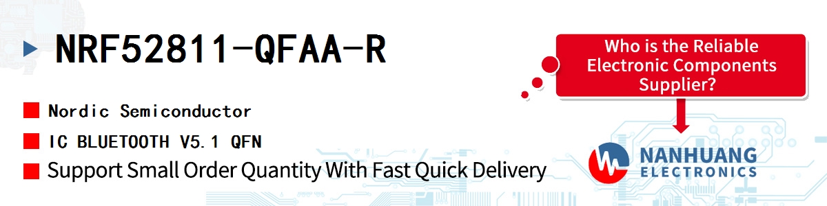 NRF52811-QFAA-R Nordic IC BLUETOOTH V5.1 QFN