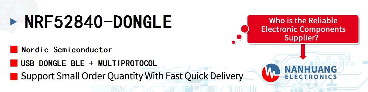 NRF52840-DONGLE Nordic USB DONGLE BLE + MULTIPROTOCOL
