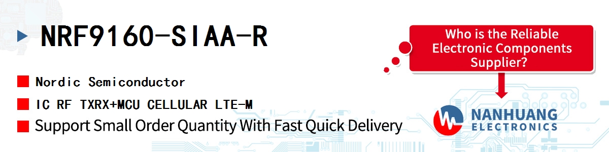 NRF9160-SIAA-R Nordic IC RF TXRX+MCU CELLULAR LTE-M