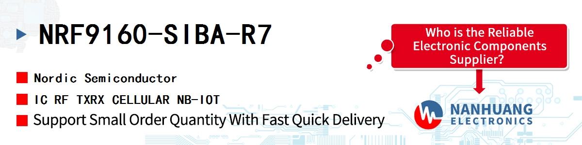 NRF9160-SIBA-R7 Nordic IC RF TXRX CELLULAR NB-IOT